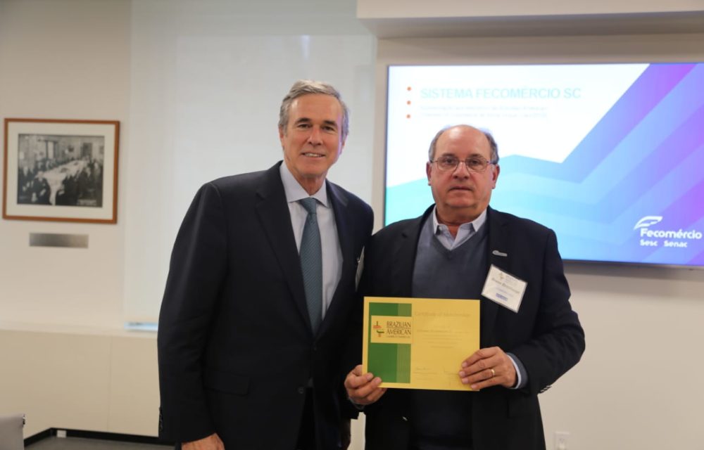 WhatsApp Image 2019 01 17 at 15.35.17 1000x640 - Fecomércio SC integra a Câmara de Comércio Brasil-EUA