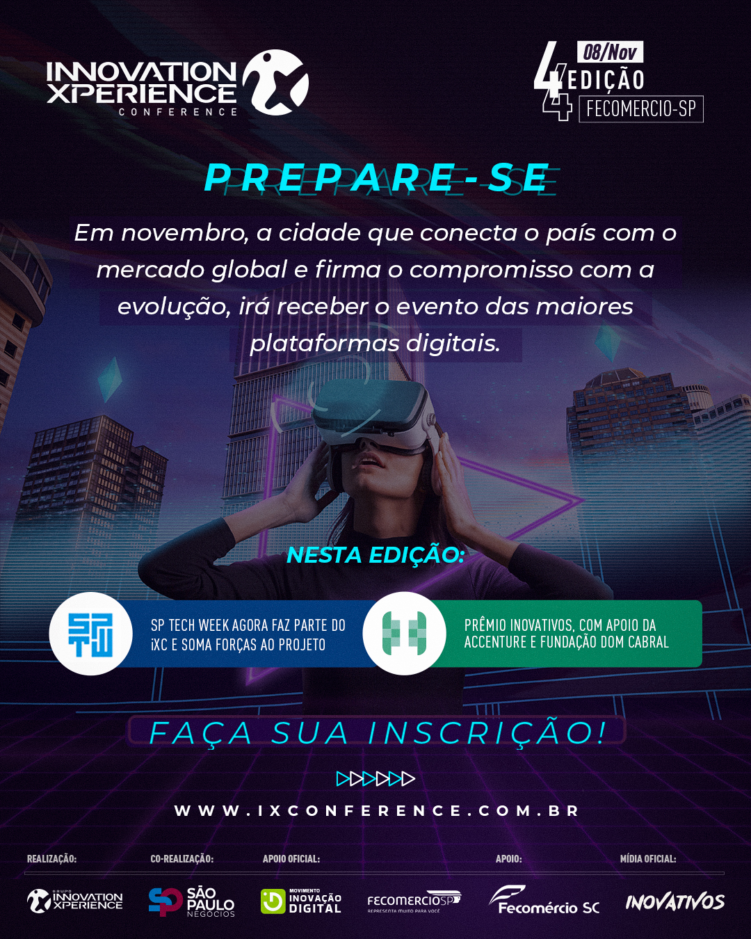 Participe da Innovation Xperience Conference e saiba mais sobre o